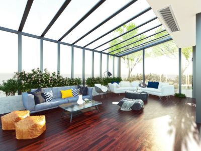 Sunroom with Modern Design